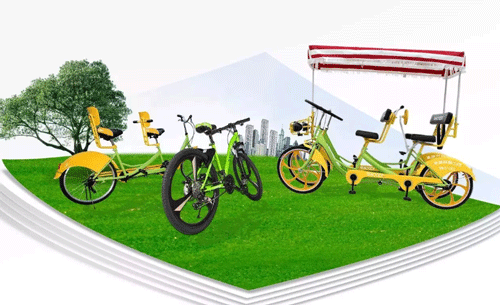 景區共享單車展示 景區共享單車展示